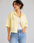 Leganci Lumi Cropped Utility Shirt