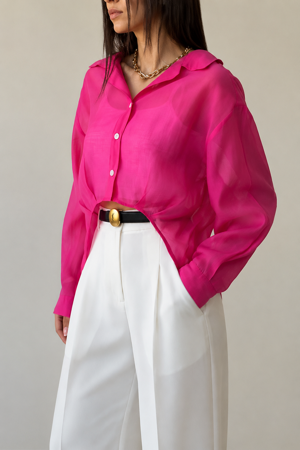 Pink Casual Shirt