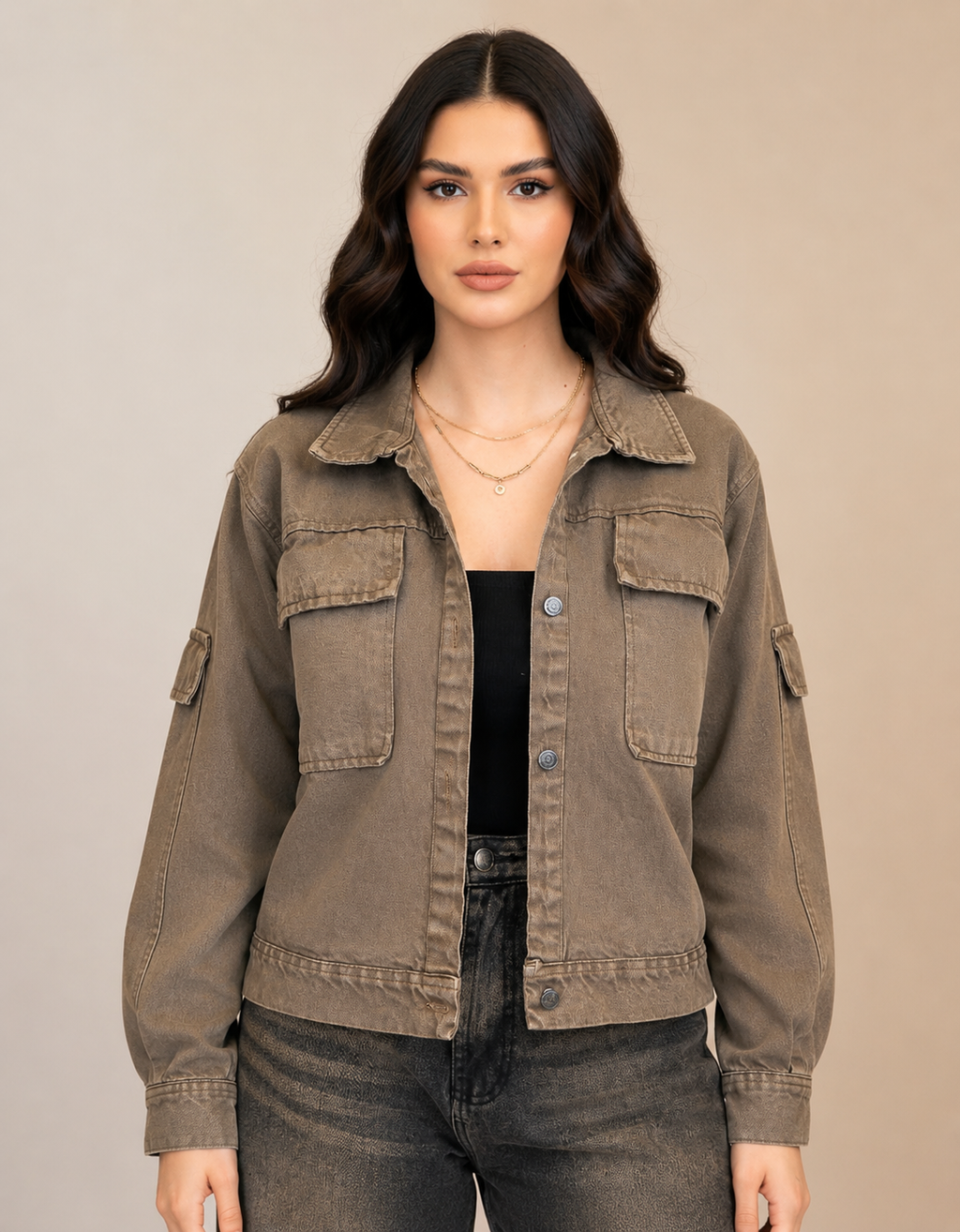 Leganci Vintage Drift Utility Jacket