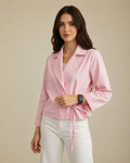 Leganci Blush Wrap Jacket