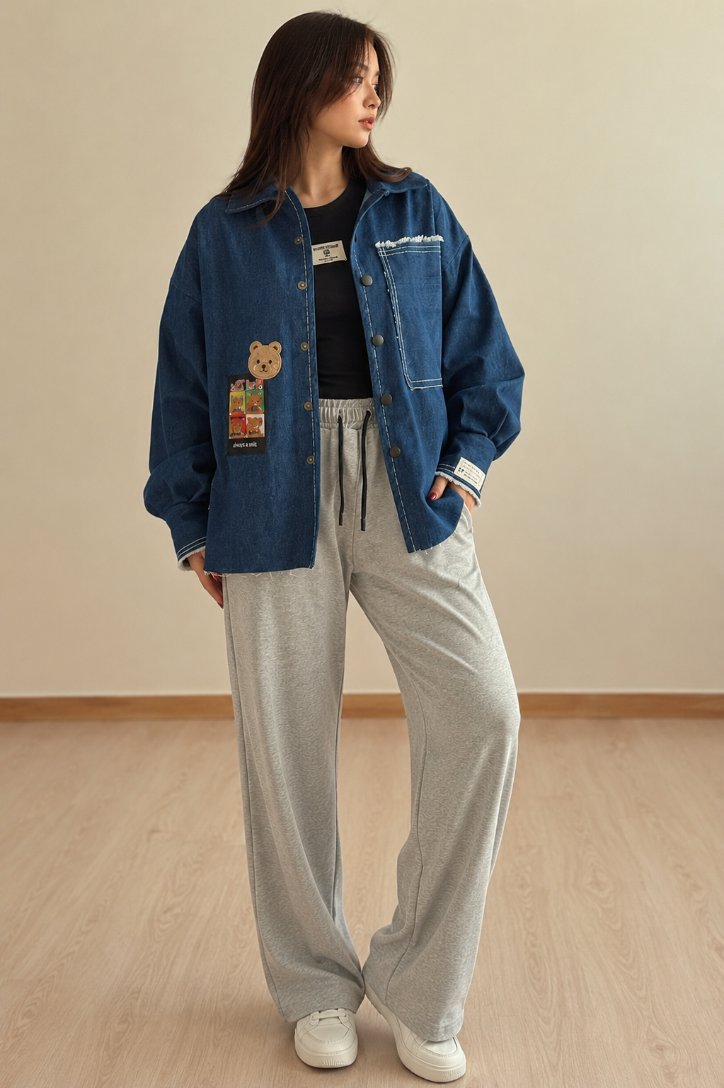 Indigo Oversized Denim Shacket