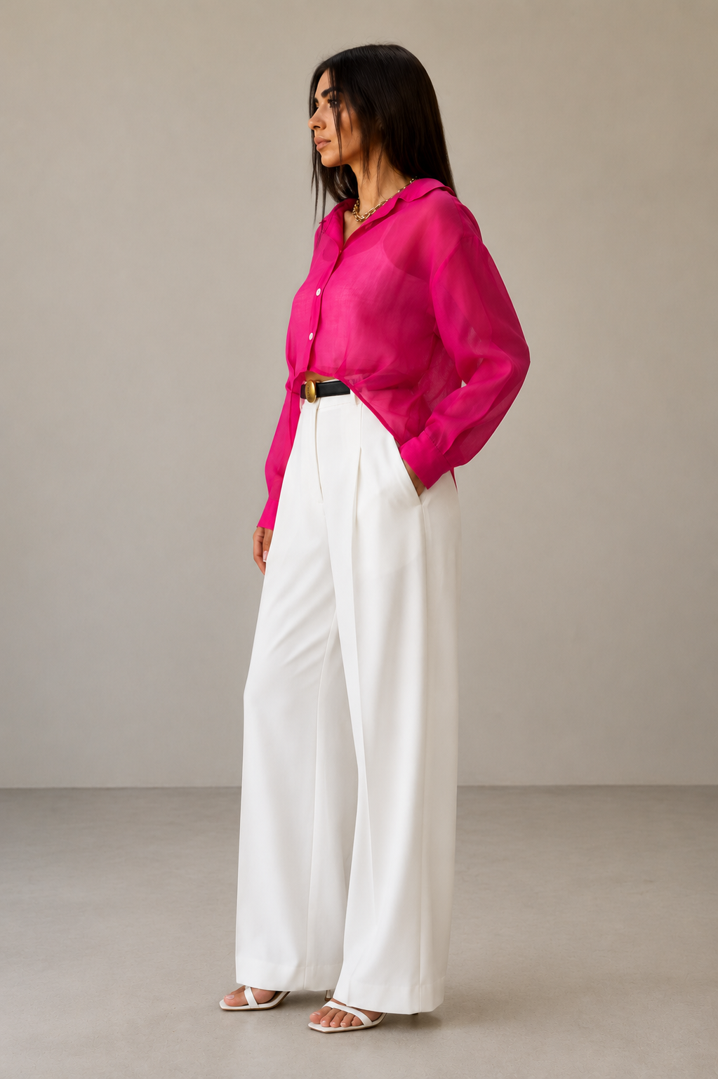 Pink Casual Shirt