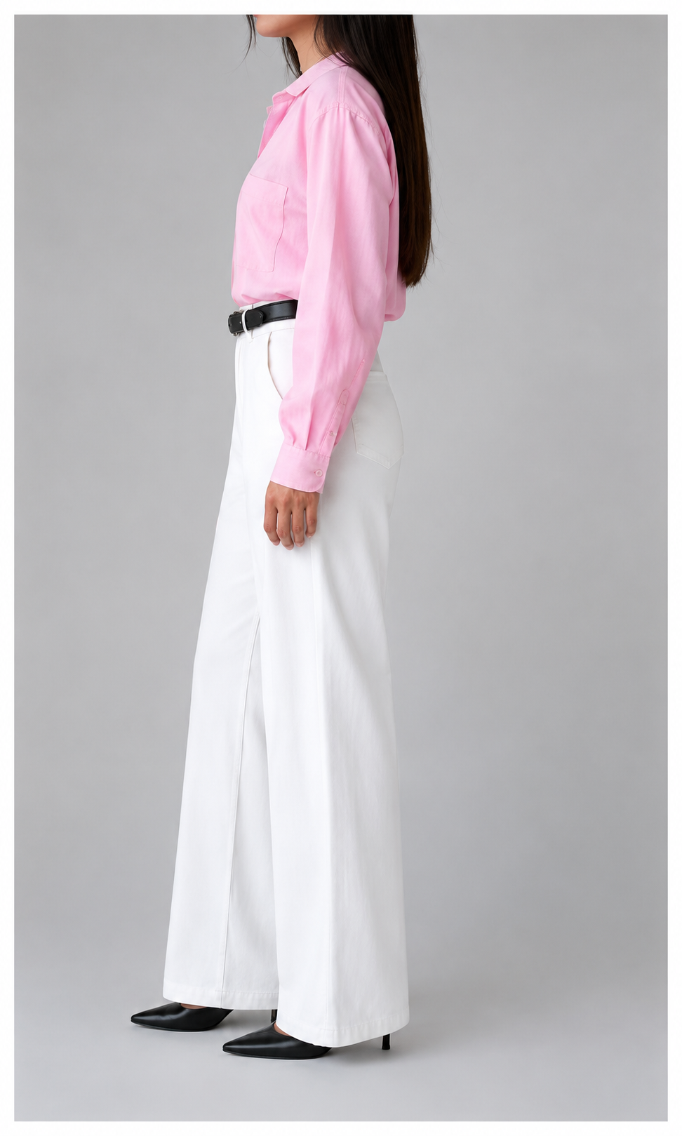 Two-Pocket Oversized Shirt