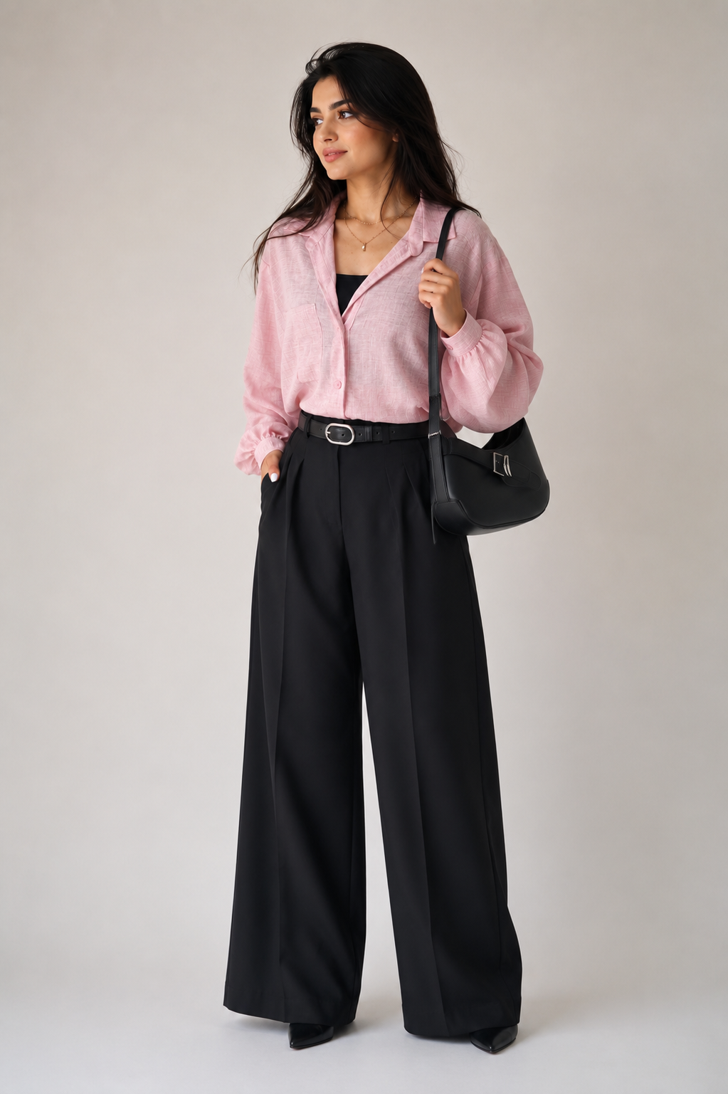 Leganci Blush Linen Shirt