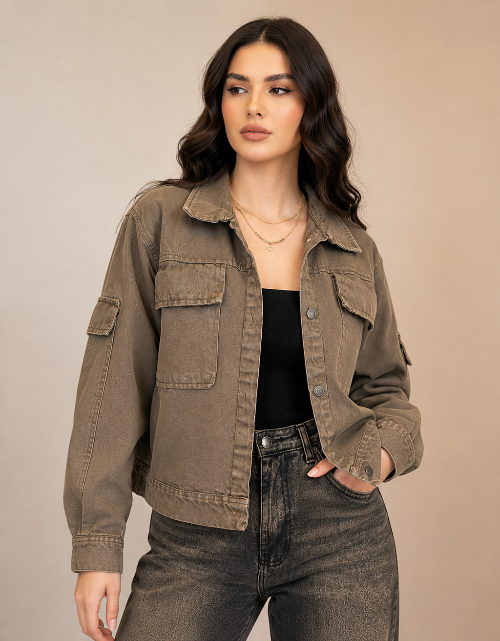 Leganci Vintage Drift Utility Jacket