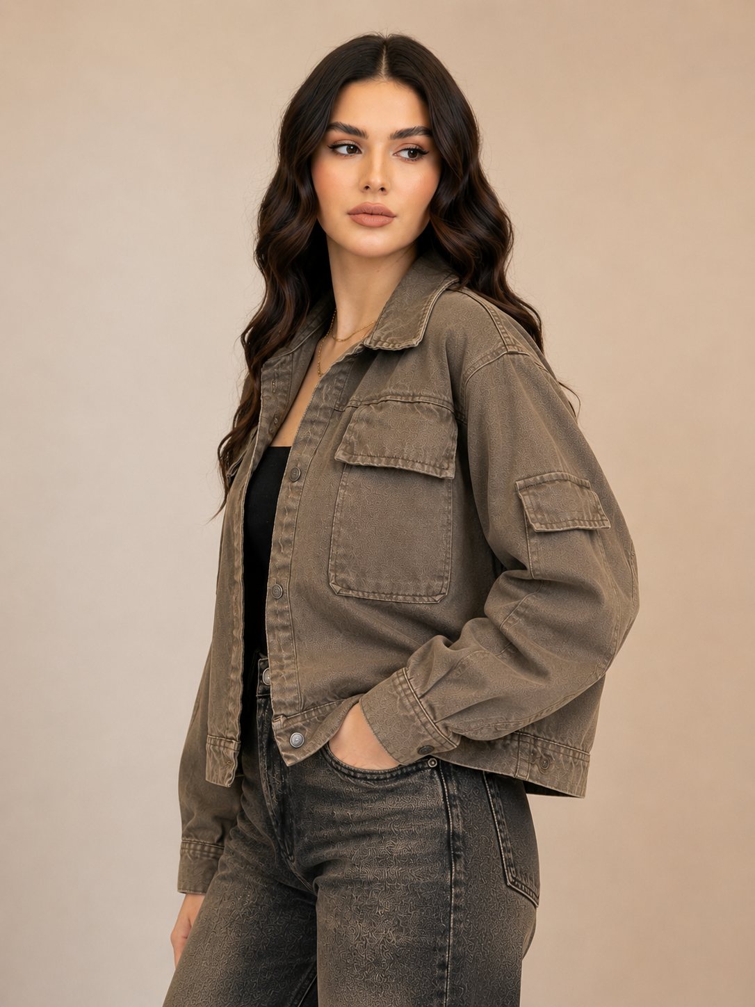 Leganci Vintage Drift Utility Jacket