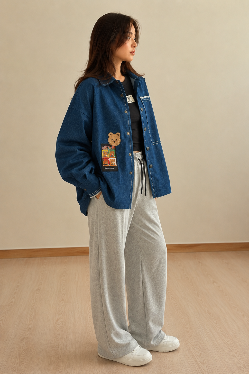 Indigo Oversized Denim Shacket