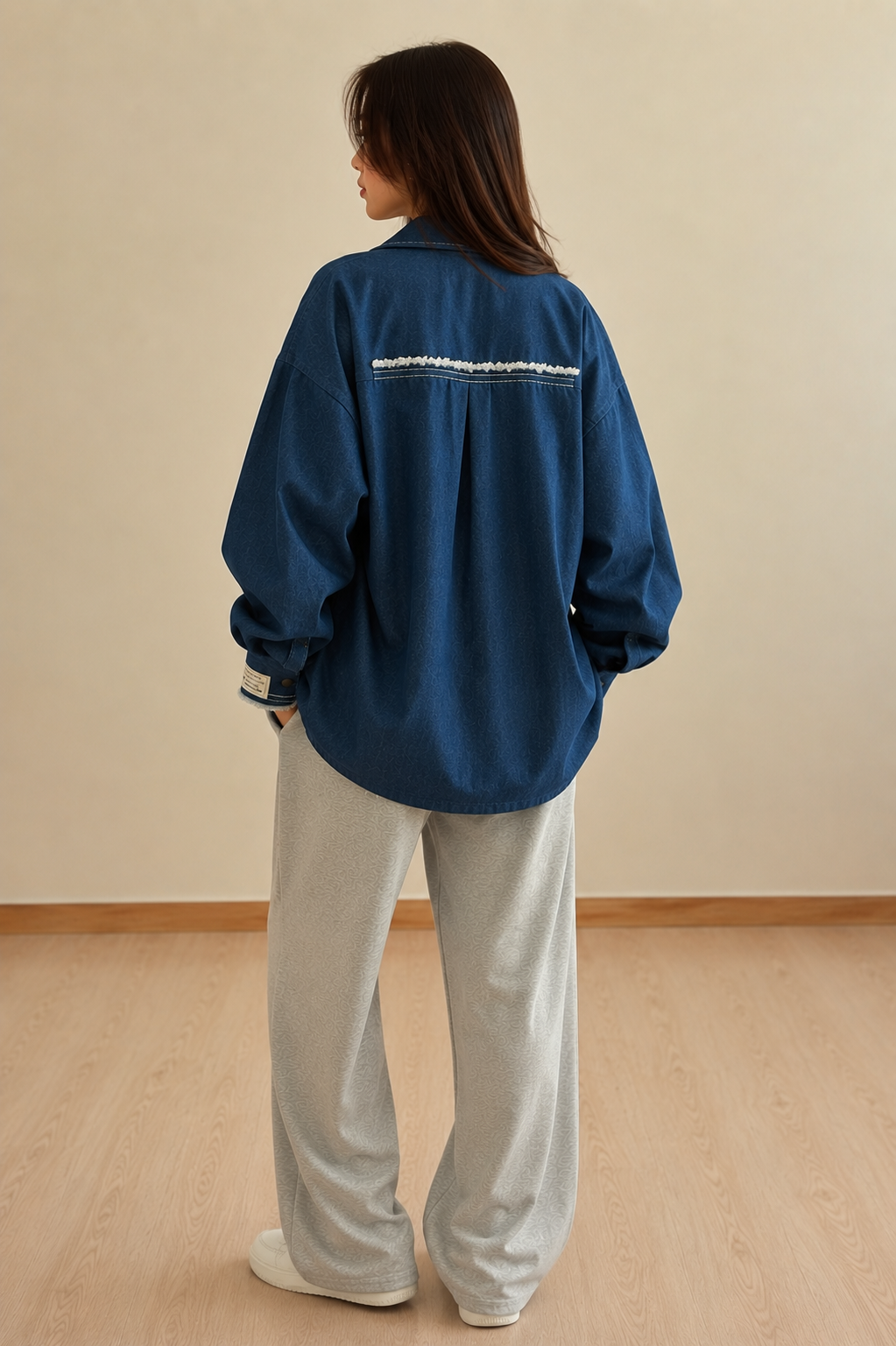 Indigo Oversized Denim Shacket