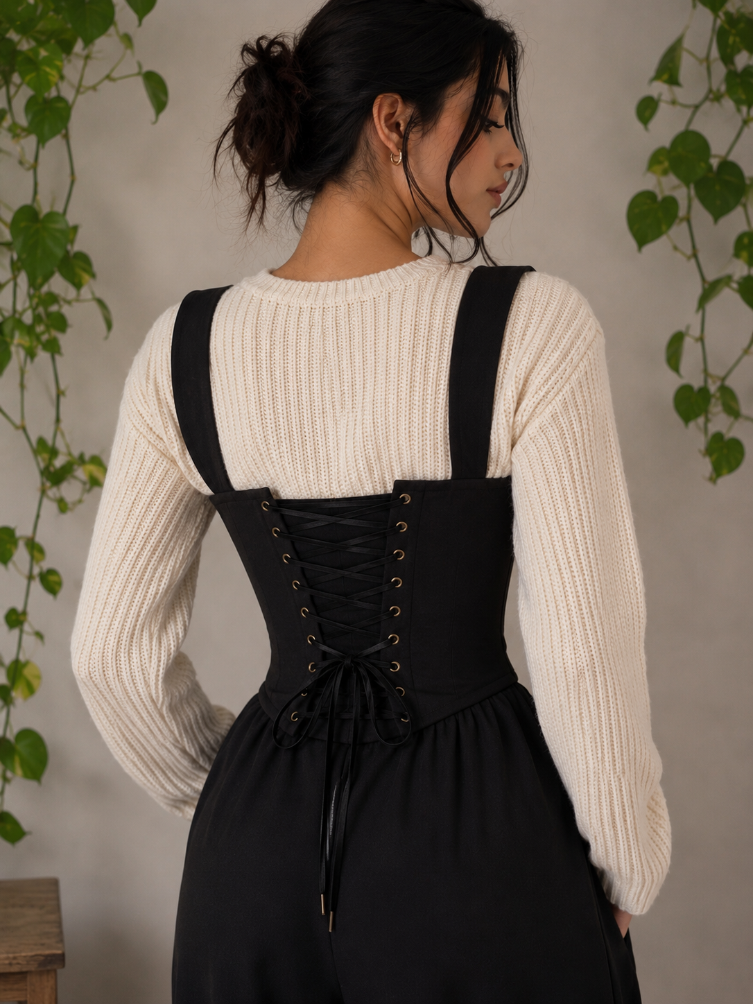 Noir Monarch Underbust Corset