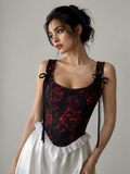 LEGANCI- Rose Noir Overbust Corset