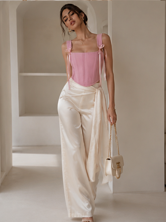 Premium Baby Pink Corset